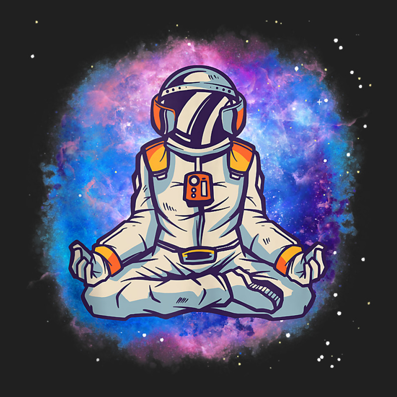 Yoga Meditating Astronaut In The Galaxy Lotus Meditation Tank Top Ladies Polo Shirt by cm-arts | Artistshot