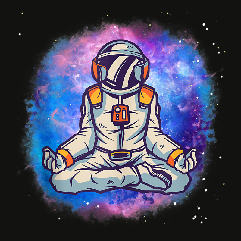 Yoga Meditating Astronaut In The Galaxy Lotus Meditation Tank Top Scorecard Crop Tee by cm-arts | Artistshot