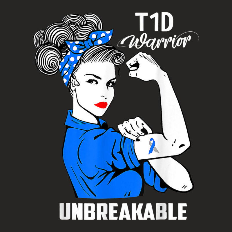 Aa T1d Type 1 Diabetes Awareness Type 1 Diabetes Ladies Fitted T-Shirt by Posh | Artistshot