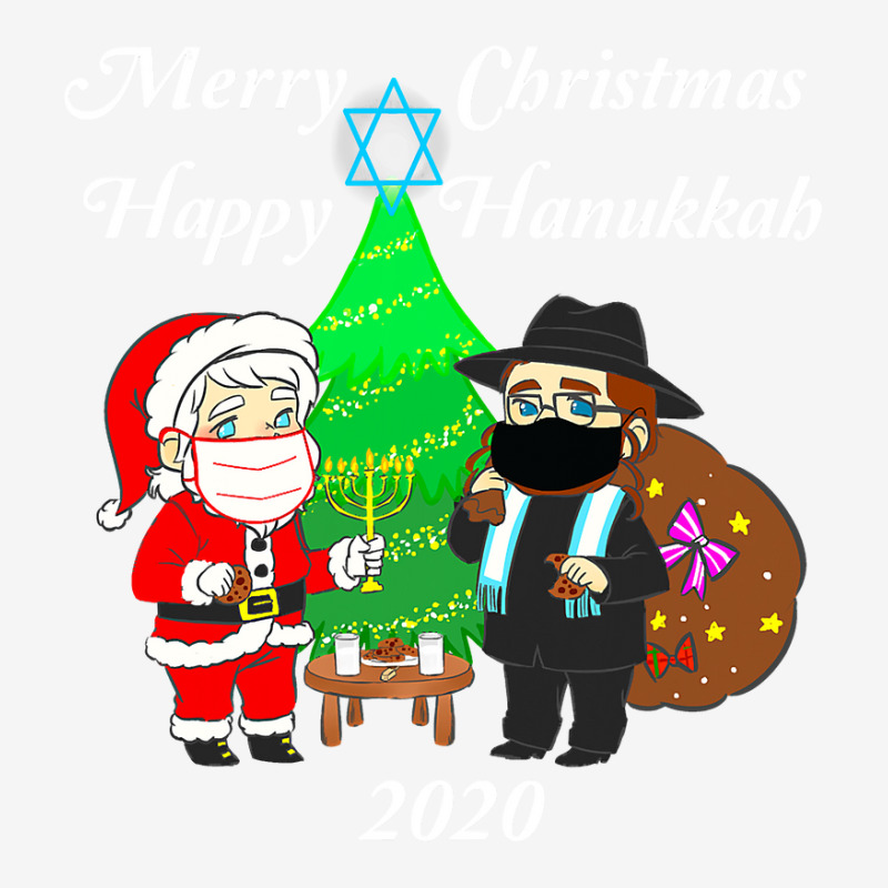 Christmas And Hanukkah 2020 Mask Wearing Santa Adjustable Cap | Artistshot