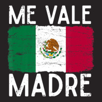 Me Vale Madre Spanish Slang Quote Mexican Flag Vintage Cap | Artistshot