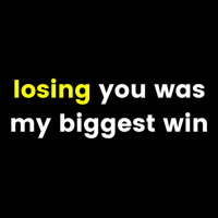 Losing You Was My Biggest Win Adjustable Cap | Artistshot