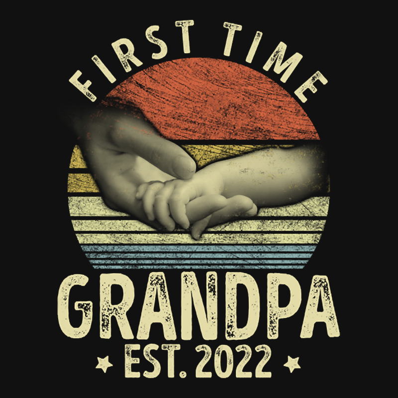 First Time Gerandpa Est. 2022 Funny New Dad Papa Baby Beanies by behindcedar22 | Artistshot