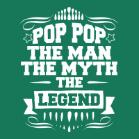 Pop Pop The Man The Myth The Legend Oval Patch | Artistshot