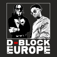 Block Europe Black And White Design Ladies Fitted T-shirt | Artistshot