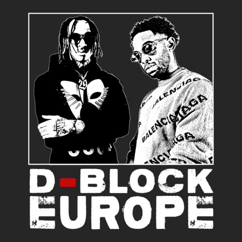 Block Europe Black And White Design Ladies Fitted T-Shirt by THOMASMANUEL | Artistshot