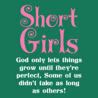 Short Girls God Only Lets Things Grow Up Oval Patch | Artistshot