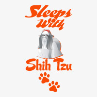 Sleeps With Shih Tzu Ladies Fitted T-shirt | Artistshot