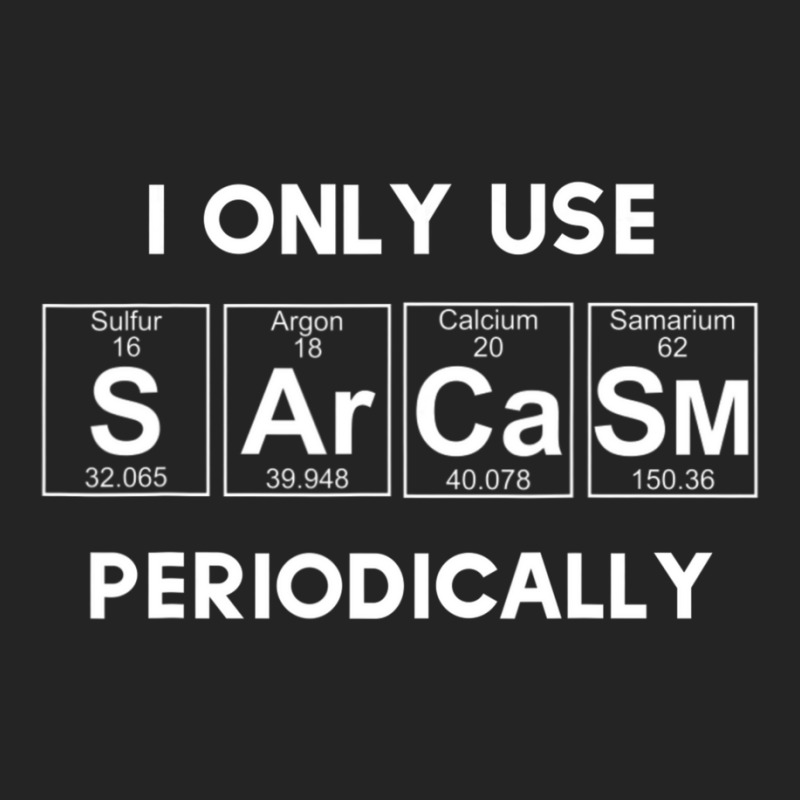 Sarcasm Periodic Table Humor 3/4 Sleeve Shirt | Artistshot