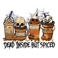 Dead Inside But Spiced Pumpkin Halloween Spooky Season Ghost Pullover V-neck Tee | Artistshot