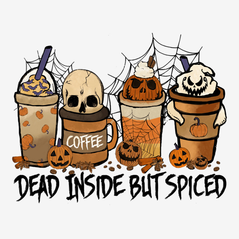 Dead Inside But Spiced Pumpkin Halloween Spooky Season Ghost Pullover Classic T-shirt by cm-arts | Artistshot