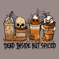 Dead Inside But Spiced Pumpkin Halloween Spooky Season Ghost Pullover Vintage T-shirt | Artistshot