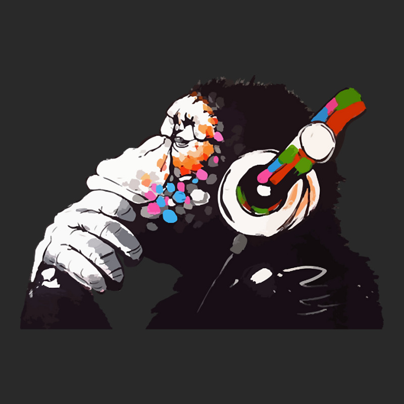 Banksy Dj Monkey Thinker Toddler T-shirt by Kosdapen517 | Artistshot