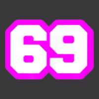 Purple Number Sixty Nine 69 Magenta Sport Font Ladies Curvy T-shirt | Artistshot