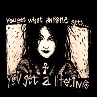 Death Sandman, You Get A Lifetime, Death, Sandman, You, Get A Lifetime Cropped Hoodie | Artistshot