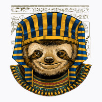 Sloth Egyptian Pharaoh Historian Archaeologist T Shirt T-shirt | Artistshot