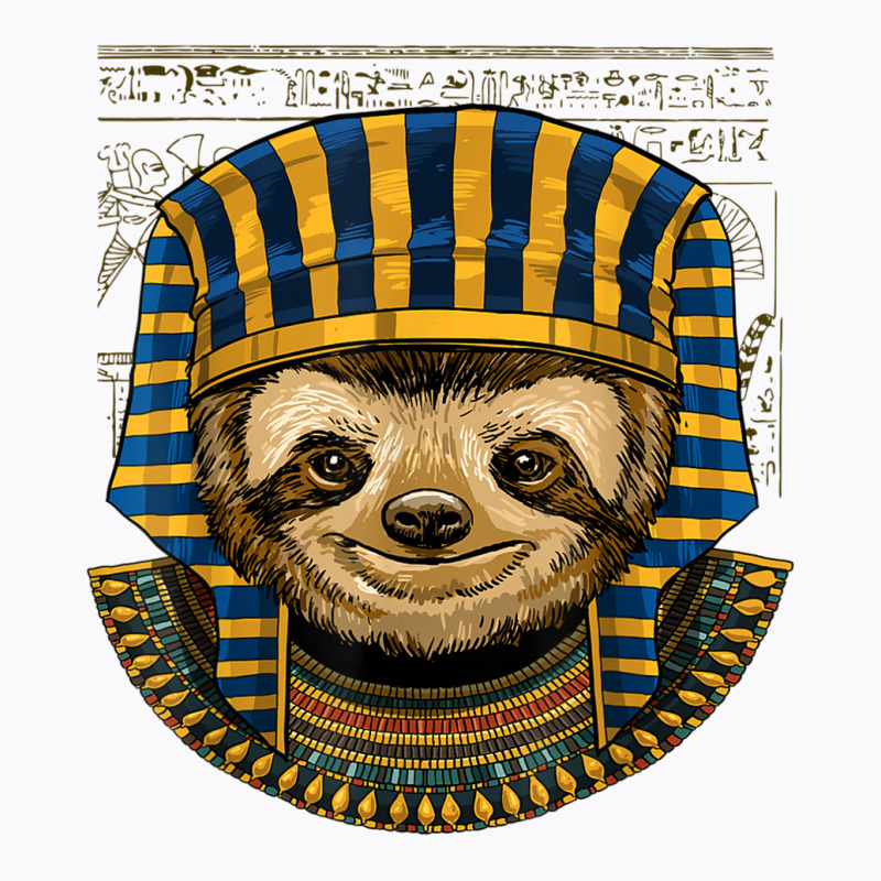 Sloth Egyptian Pharaoh Historian Archaeologist T Shirt T-shirt | Artistshot