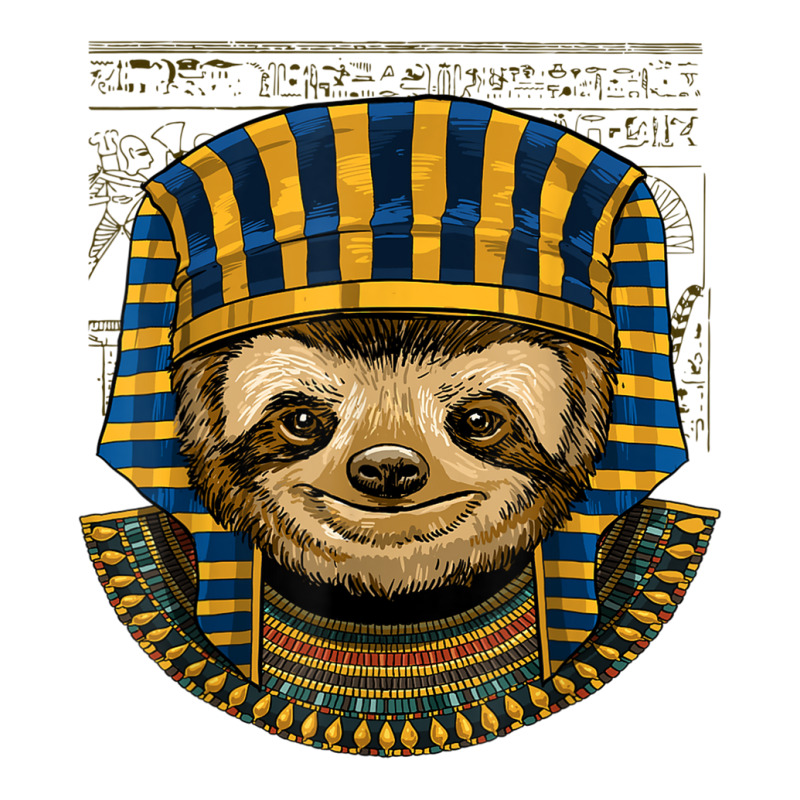 Sloth Egyptian Pharaoh Historian Archaeologist T Shirt 3/4 Sleeve Shirt | Artistshot