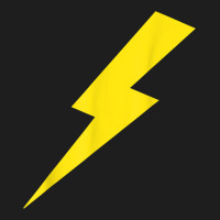 Lightning Bolt Yellow Print T Shirt Classic T-shirt | Artistshot