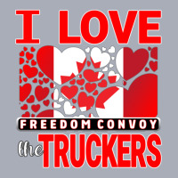 Convoy Truck For Freedom -liberte - I Love The Truckers Red Letters Tank Dress | Artistshot