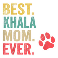 Best Khala  Mom Ever Vintage Women Mother Dog Lover T Shirt V-neck Tee | Artistshot