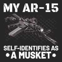 My Ar-15 Self-identifies As A Musket Ladies Fitted T-shirt | Artistshot