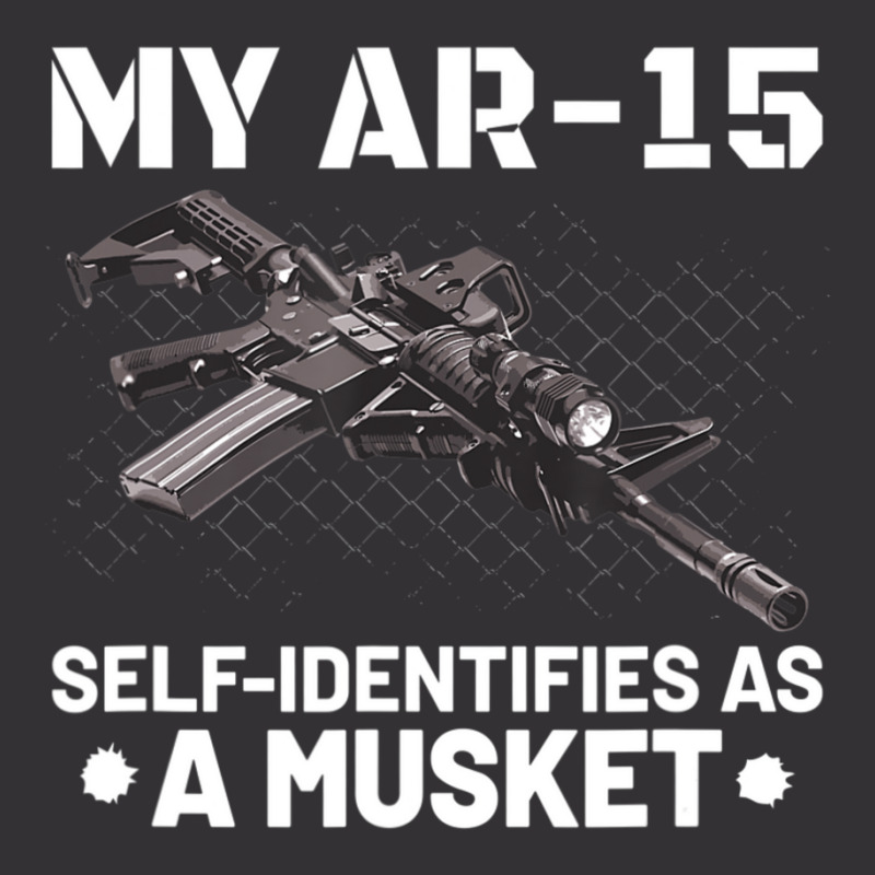 My Ar-15 Self-identifies As A Musket Vintage Hoodie And Short Set by cm-arts | Artistshot