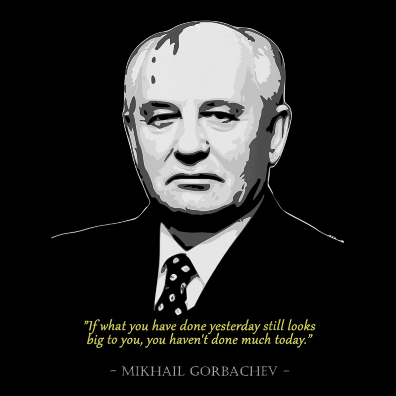 Mikhail Gorbachev Quote Adjustable Cap by cm-arts | Artistshot