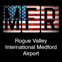 Mfr Rogue Valley International Medford Airport Cropped Hoodie | Artistshot