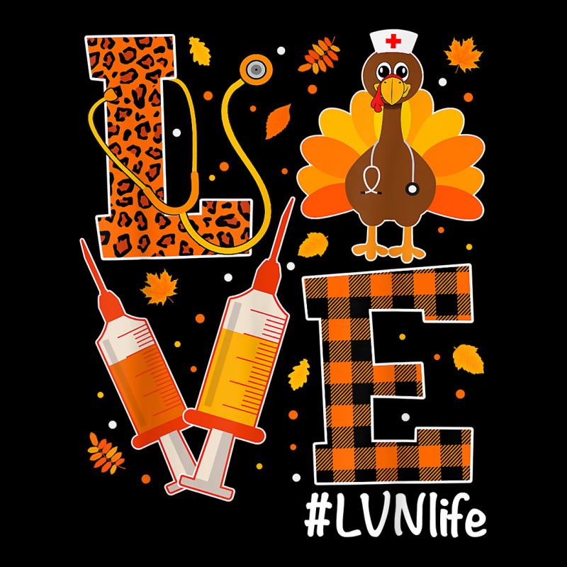 Love Nurse Life Shirt Turkey Syringe Thanksgiving Lvn Nurse T Shirt Kids Cap | Artistshot