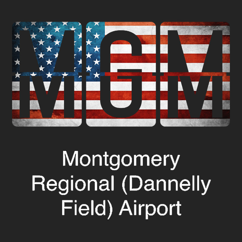 Mgm Montgomery Regional (dannelly Field) Airport 3/4 Sleeve Shirt | Artistshot