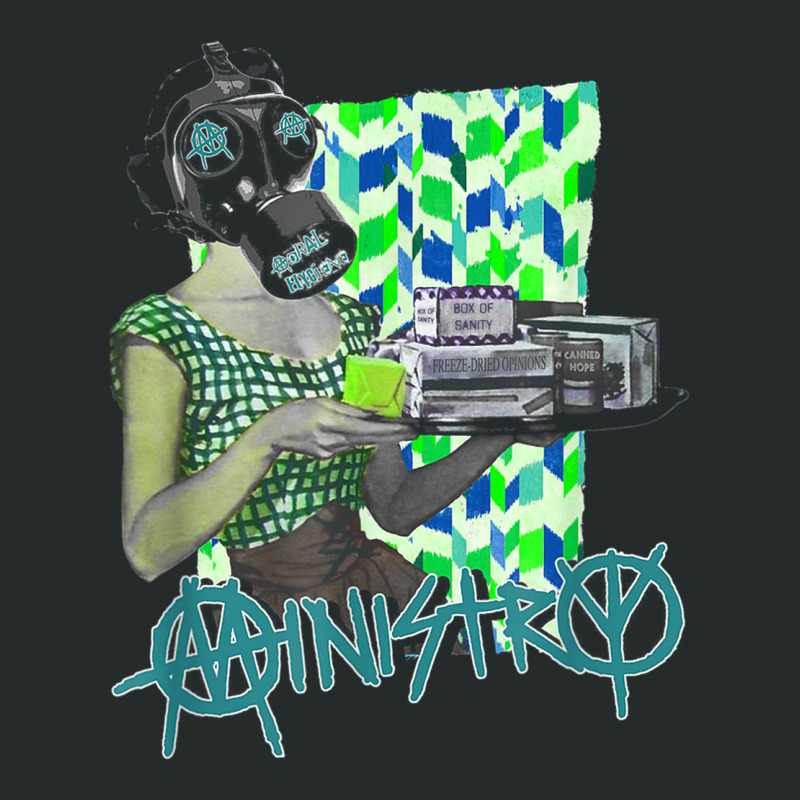 Ministry – Moral Hygiene Gas Mask T Shirt Women's Triblend Scoop T-shirt by vacheu | Artistshot