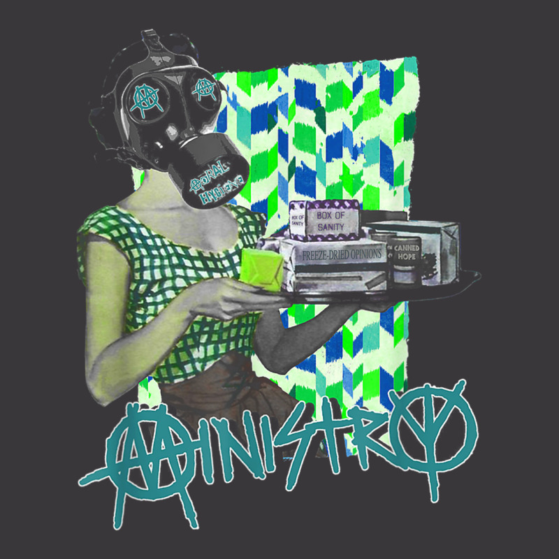 Ministry – Moral Hygiene Gas Mask T Shirt Ladies Curvy T-Shirt by vacheu | Artistshot