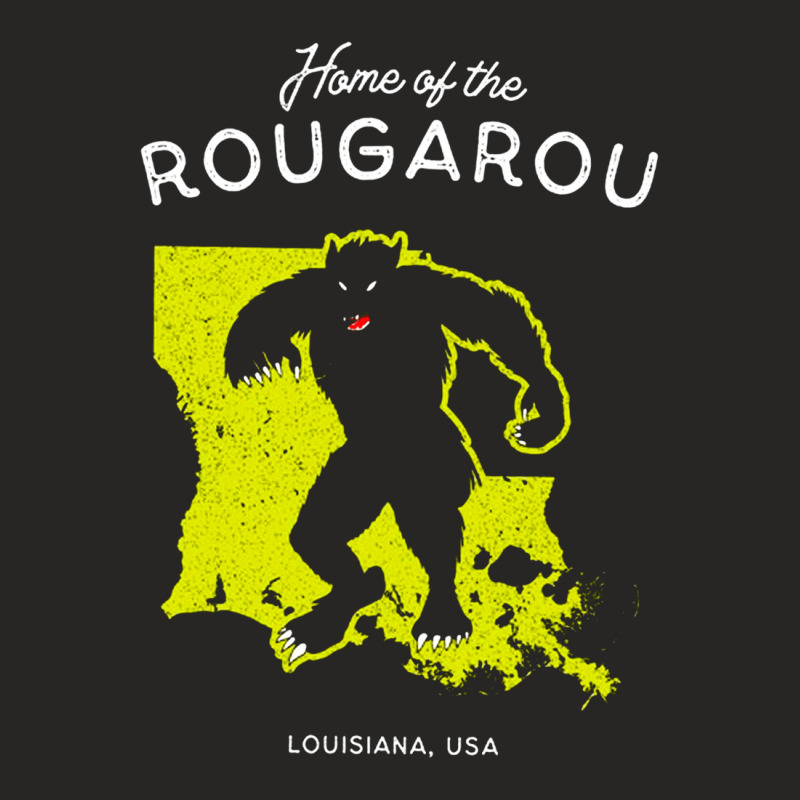 Home Of The Rougarou, Home, Of The Rougarou, Home Of The Rougarous, Ho Ladies Fitted T-Shirt by cm-arts | Artistshot