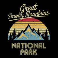 Vintage Great Smoky Mountains National Park Mountain T V-neck Tee | Artistshot