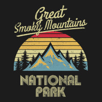 Vintage Great Smoky Mountains National Park Mountain T Hoodie & Jogger Set | Artistshot