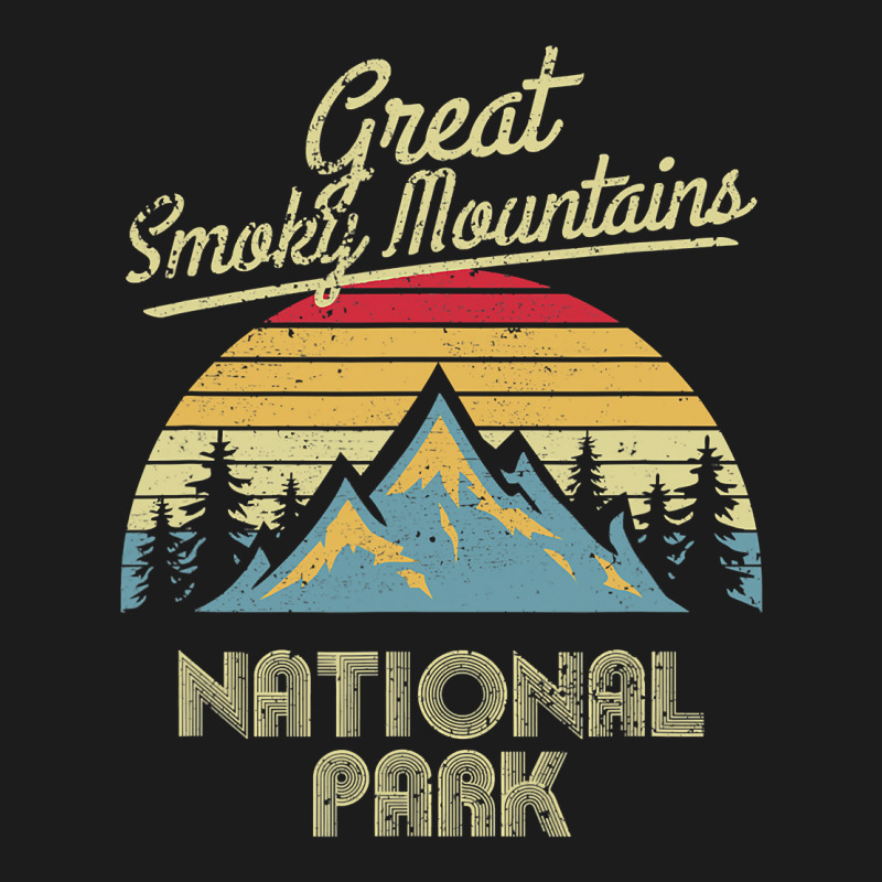 Vintage Great Smoky Mountains National Park Mountain T Hoodie & Jogger Set | Artistshot