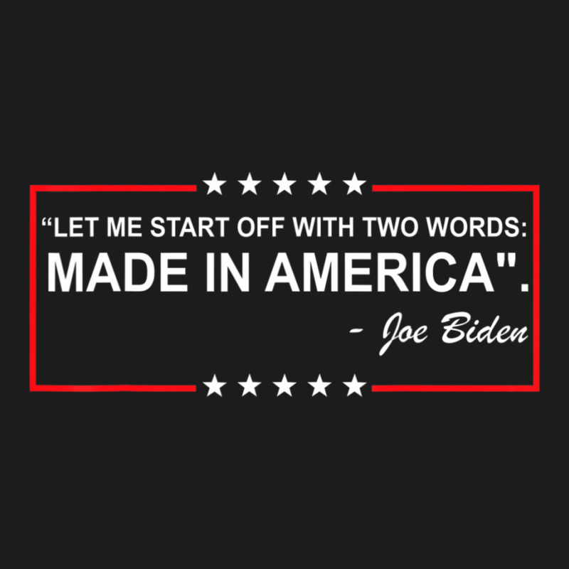 Two Words Made In America Biden Quote Anti Biden Hoodie & Jogger Set | Artistshot