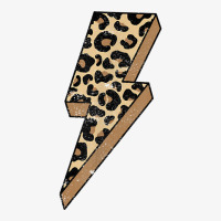 Retro Distressed Leopard Bolt Lightning Thunder Animal Print T Shirt Ladies Fitted T-shirt | Artistshot