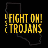 Usc Womens Fight On! Trojans California Overlay V-neck Adjustable Cap | Artistshot