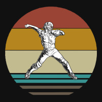 Retro Baseball Thrower On A 80s Sun Background Graphic Youth T-shirt | Artistshot