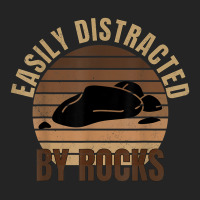 Easily Distracted By Rocks Geology Rock Collecting Geologist 3/4 Sleeve Shirt | Artistshot