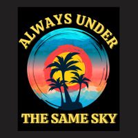 Always Under The Same Sky  Long Distance Couple Love Relationship T-shirt | Artistshot