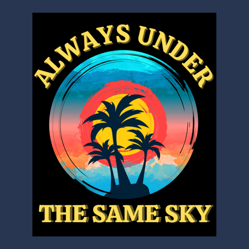 Always Under The Same Sky  Long Distance Couple Love Relationship Men Denim Jacket | Artistshot