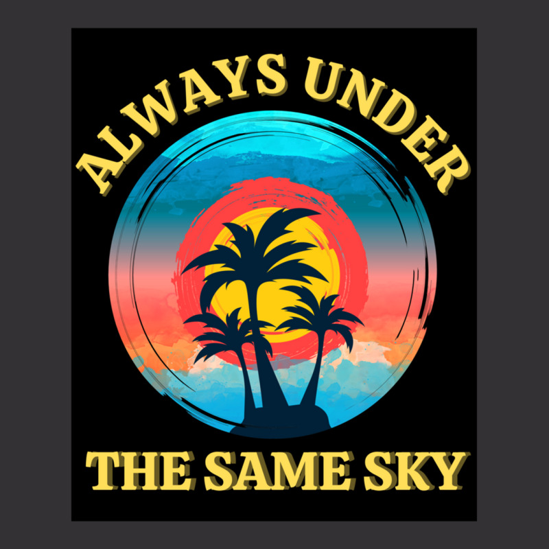 Always Under The Same Sky  Long Distance Couple Love Relationship Vintage Hoodie | Artistshot