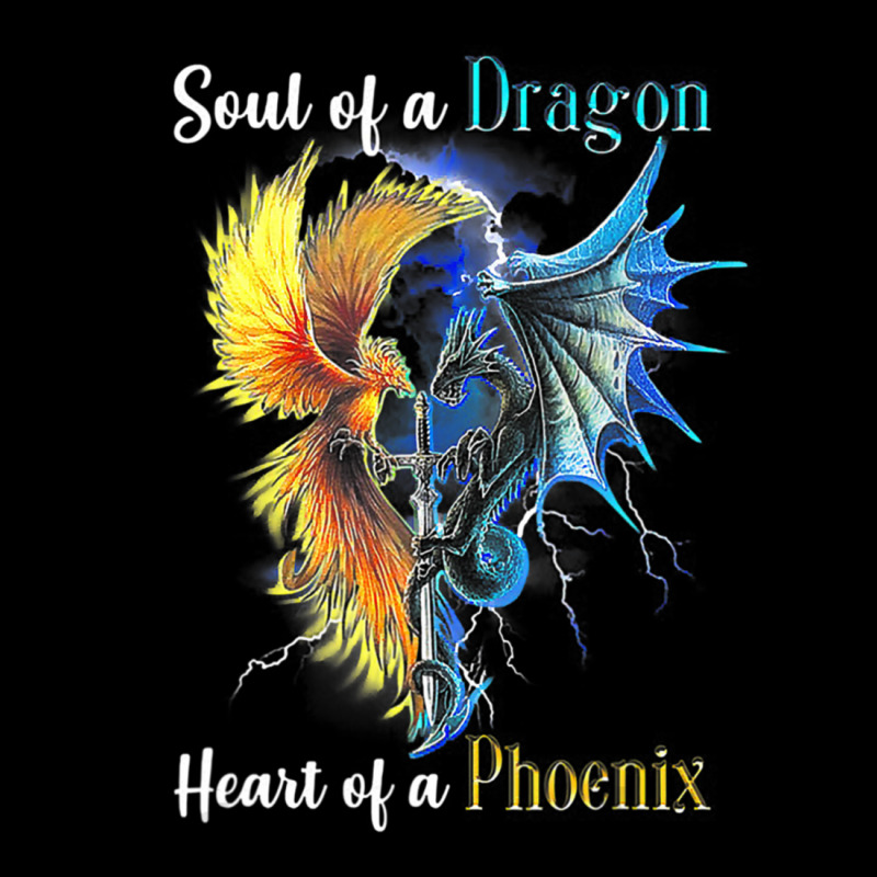 Soul Of A Dragon Heart Of A Phoenix Women Men's Long Sleeve Pajama Set by cm-arts | Artistshot