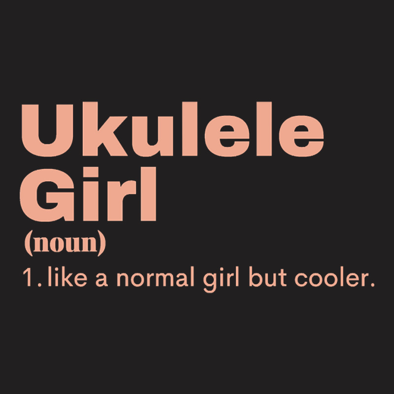 Ukulele  Girl - Ukulele T-Shirt by Crowley Tidwell | Artistshot