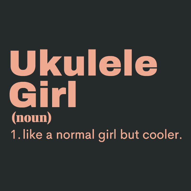 Ukulele  Girl - Ukulele Women's Triblend Scoop T-shirt by Crowley Tidwell | Artistshot