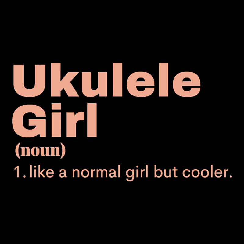 Ukulele  Girl - Ukulele Maternity Scoop Neck T-shirt by Crowley Tidwell | Artistshot