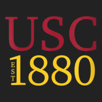 Usc Womens Ivy Font 1880 Cardinal Gold V-neck Backpack | Artistshot